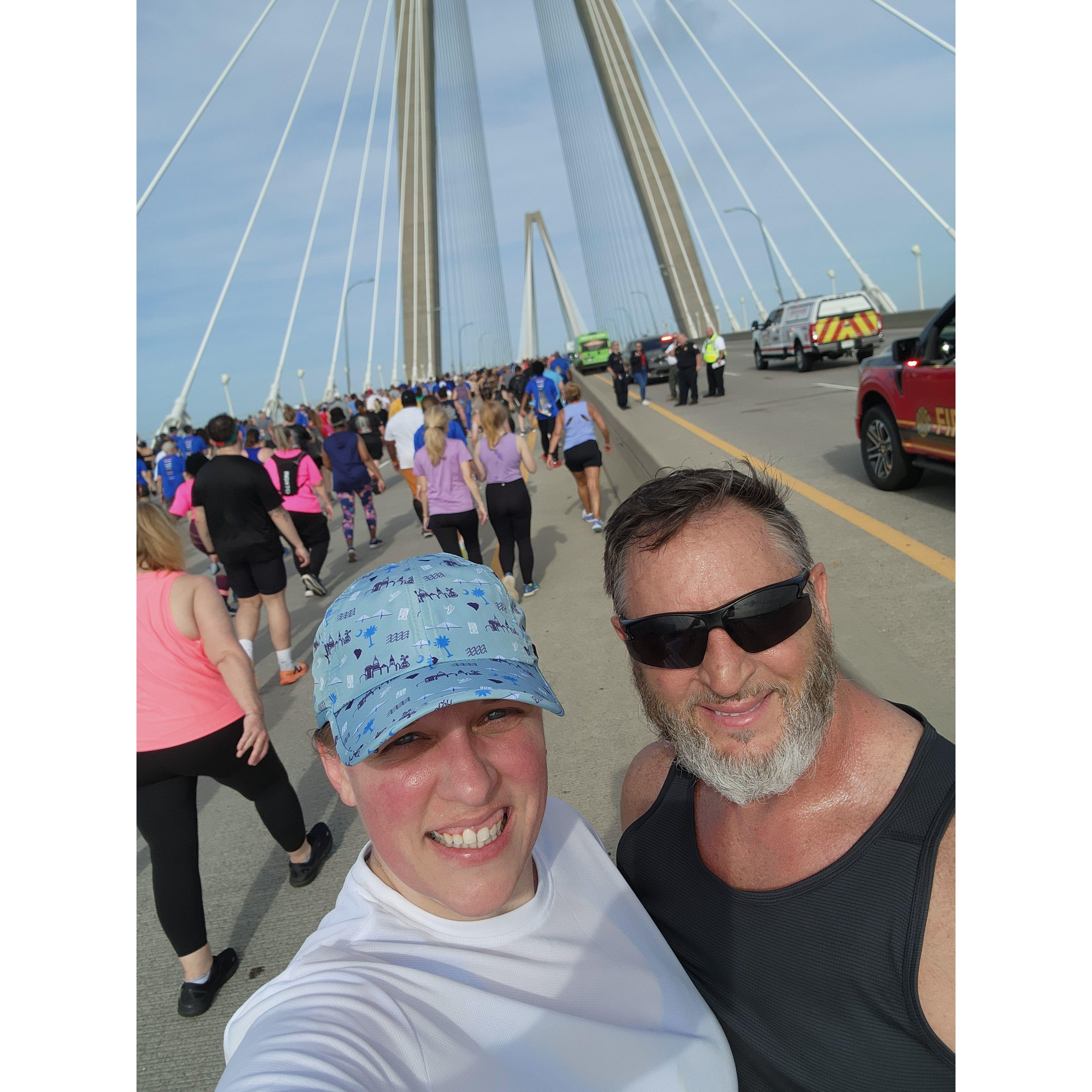 Cooper River Bridge Run in Charleston, SC - April 2025.