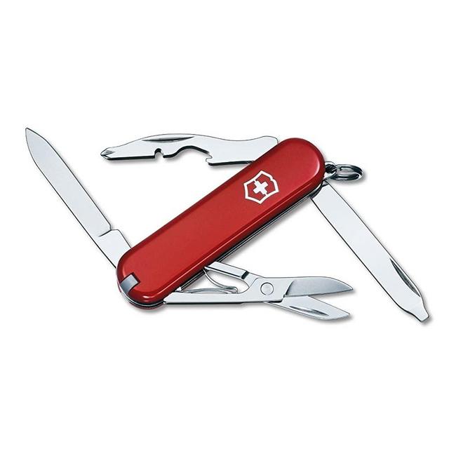 Victorinox Swiss Army Rambler Pocket Knife, Red