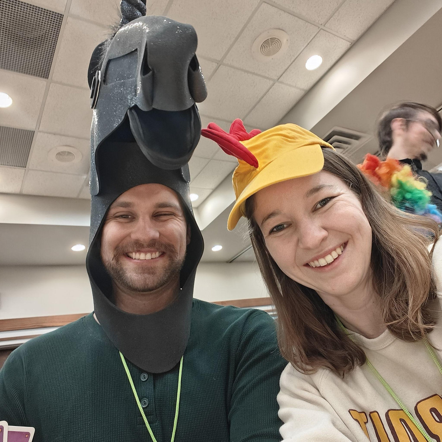 Believe it or not these hats are important for a card game