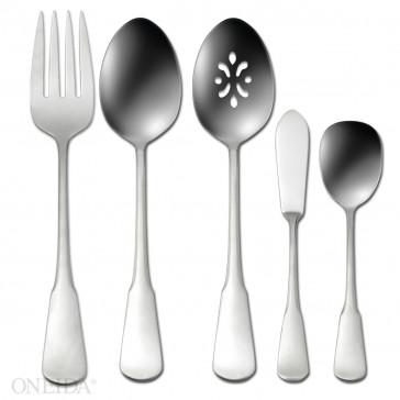Oneida Colonial Boston 5 Piece Casual  Flatware Serving Set