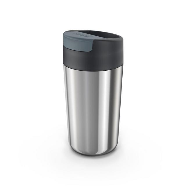 Joseph Joseph Sipp Steel Stainless-Steel Travel Mug with Flip-Top Cap,16 oz