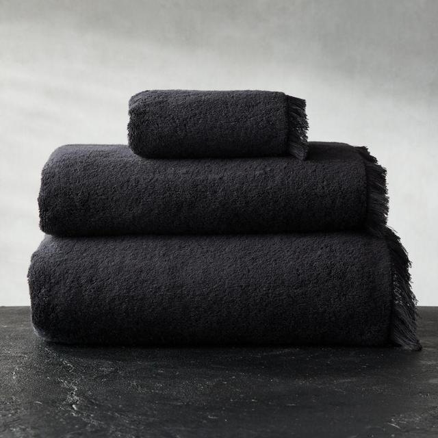 Kindred Organic Cotton Black Bath Towel