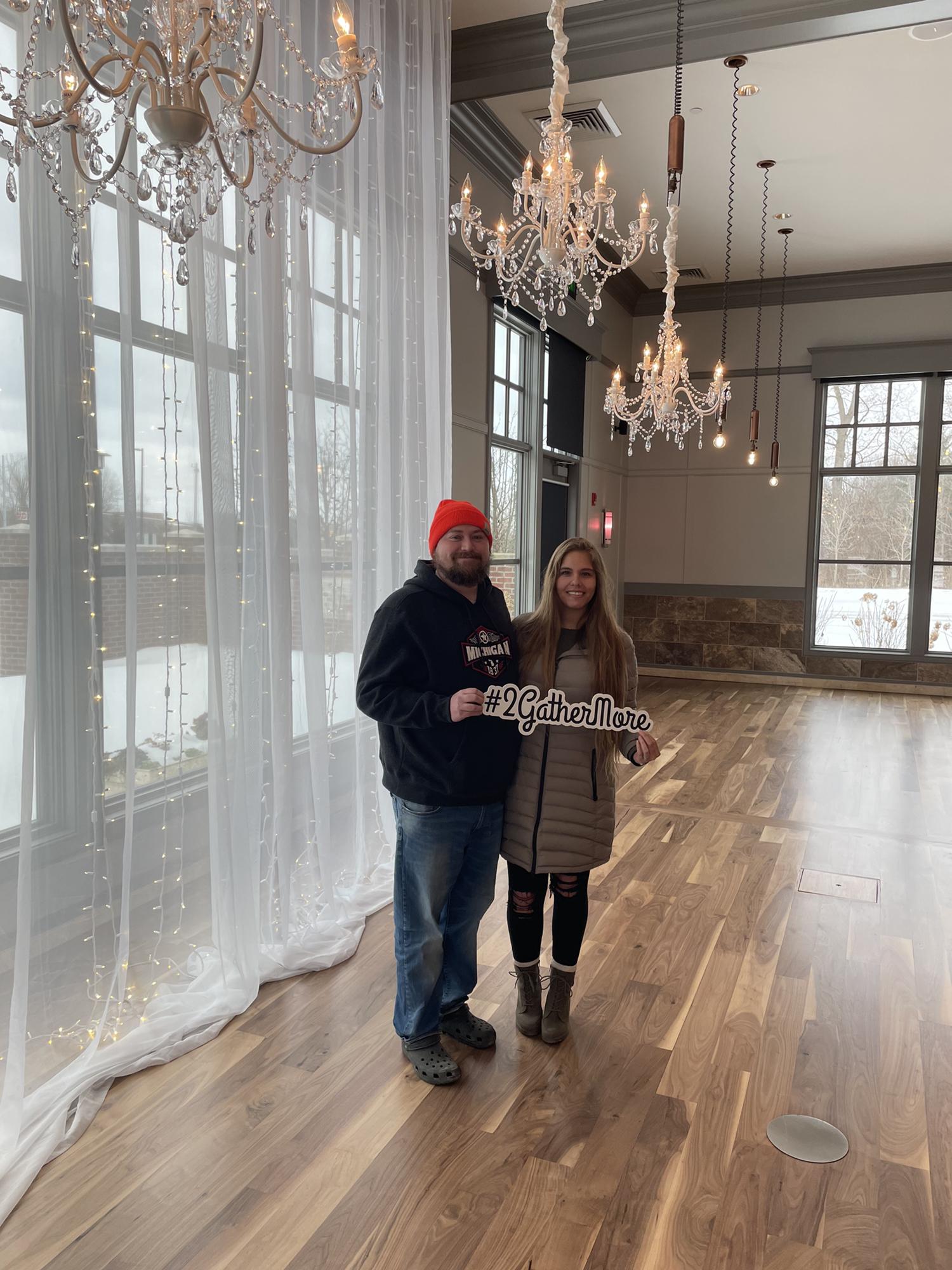 The day we said YES to the venue! 💒 2-12-2022