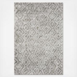 Caspia Diamond Shag Rug