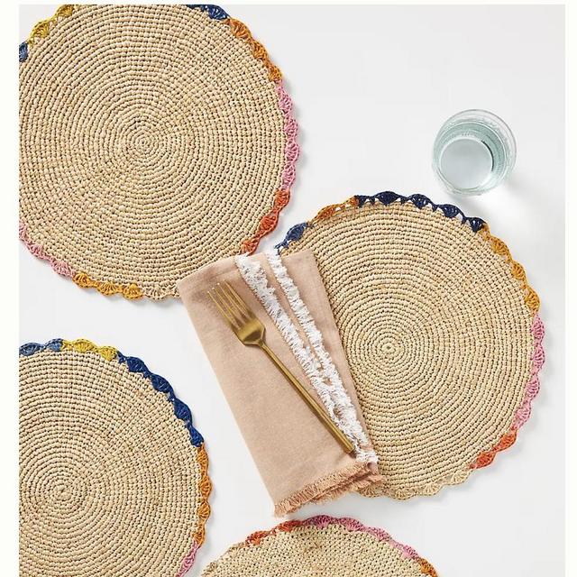 Aura Raffia Placemats, Set of 4