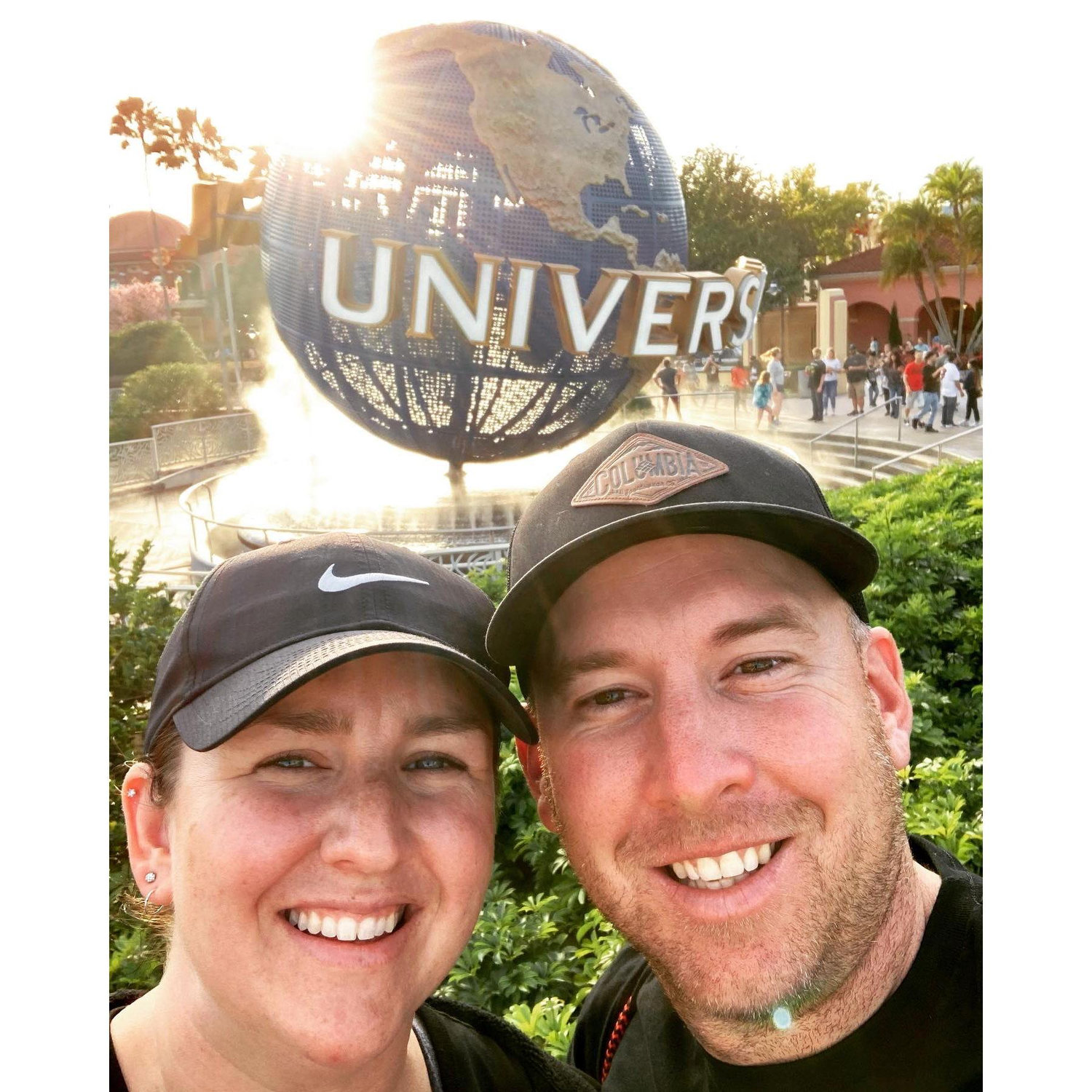 Outside Universal Studios. 