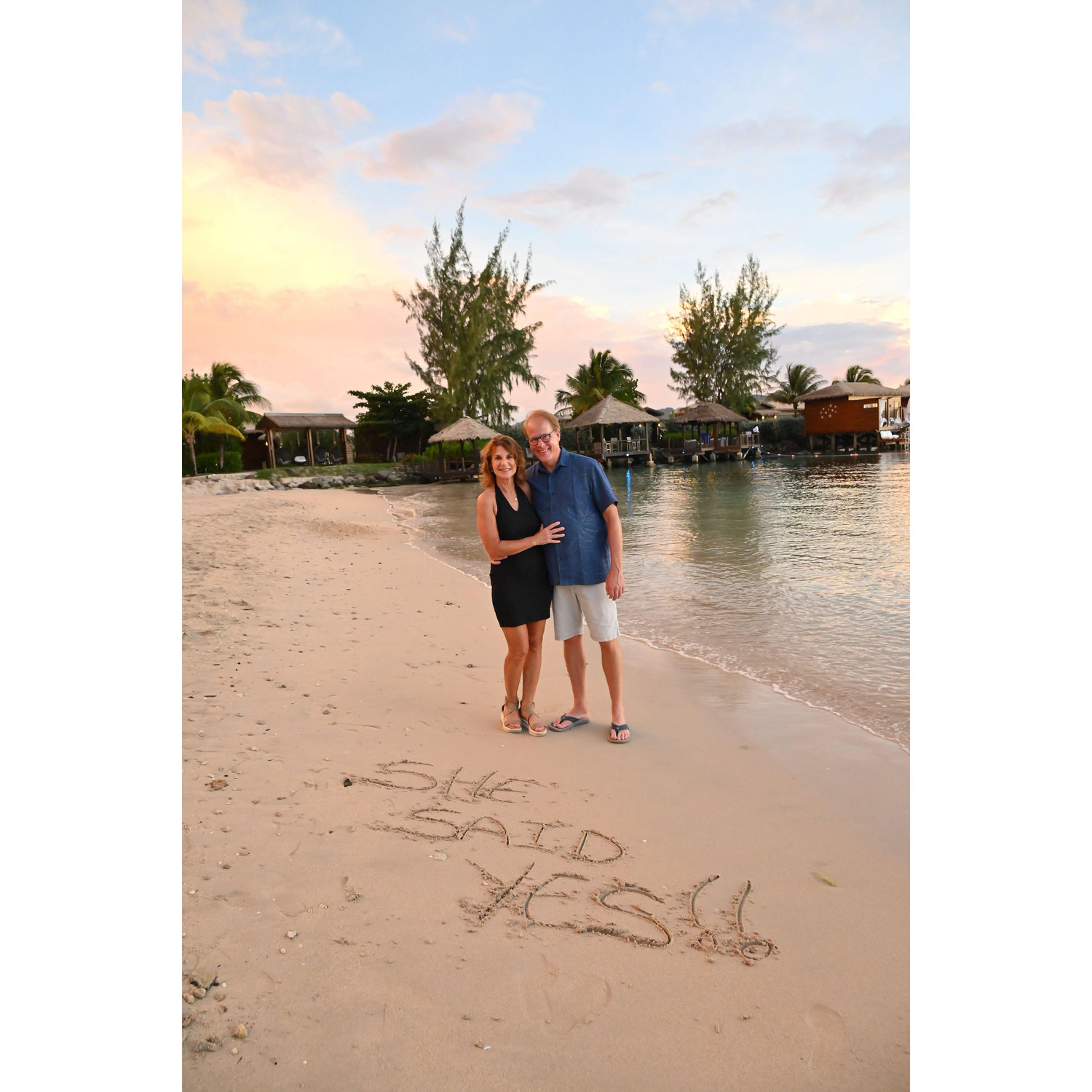 She said 'Yes!'