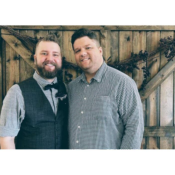 We took this photo at a wedding Justin officiated last summer.