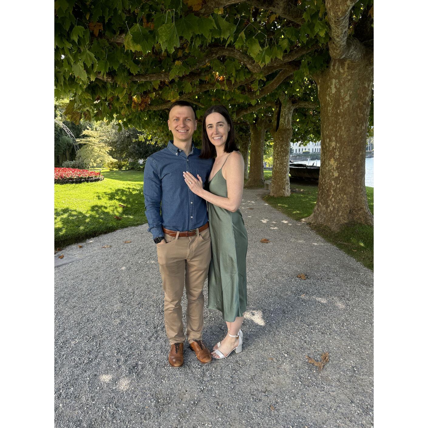 Lake Como Engagement!