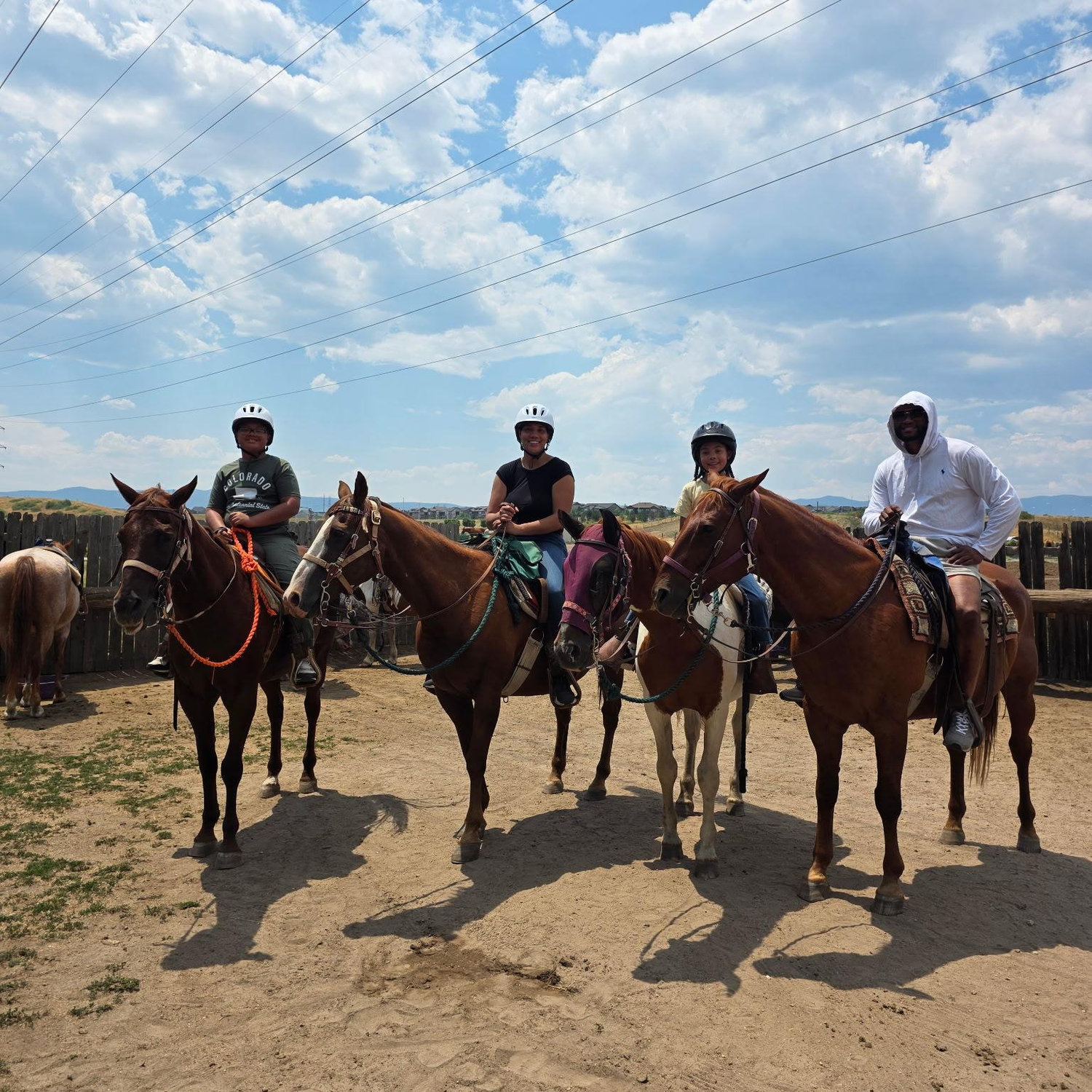 When Ryan was asked what he wanted to do during his first summer in Colorado, horse back riding was on his bucket list!