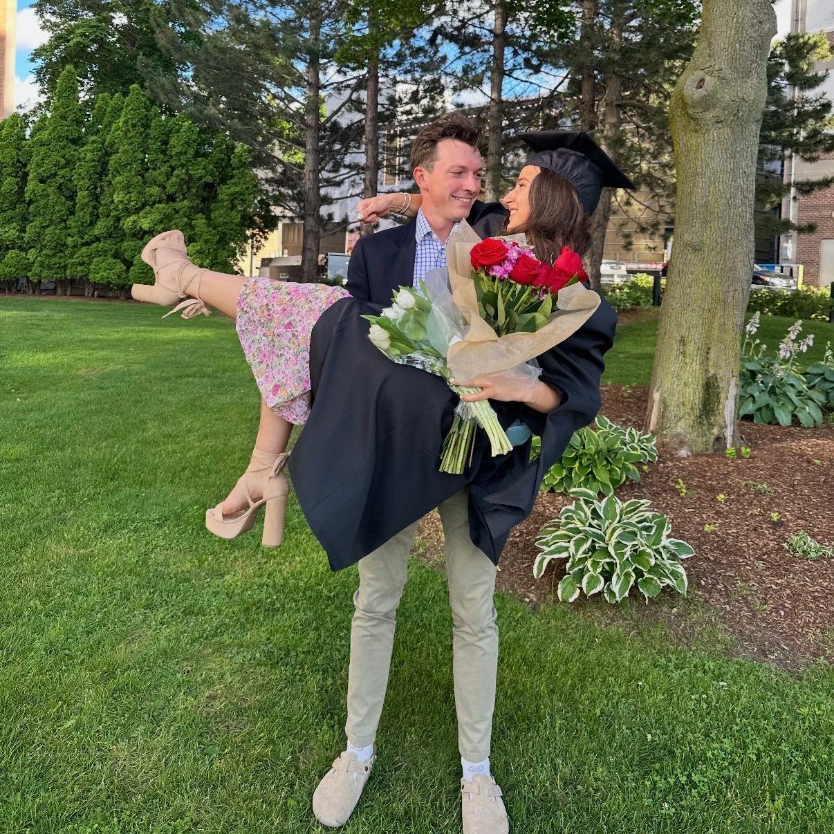 Rachel's Master's Degree graduation