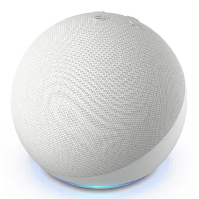 Amazon - Echo Dot (5th Gen, 2022 Release) Smart Speaker with Alexa - Glacier White
