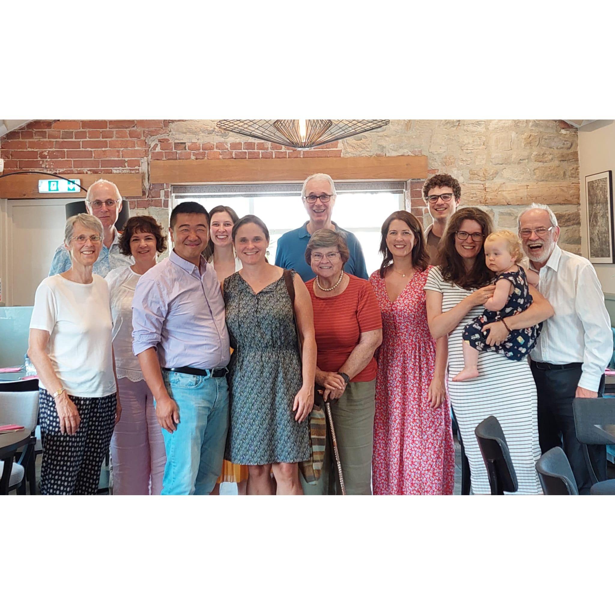 Robert meets the fam