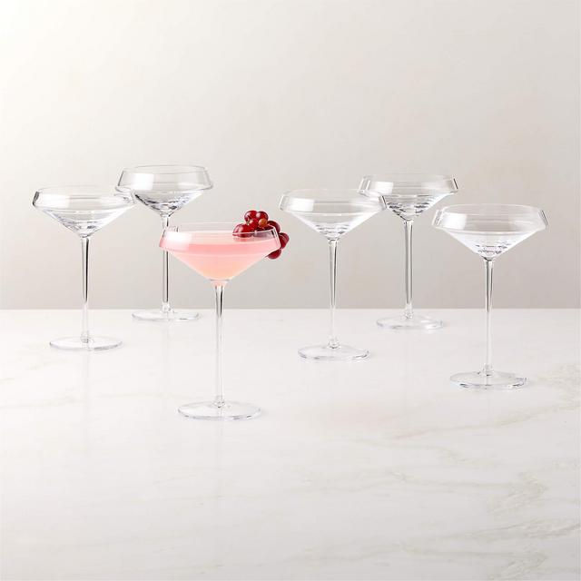Joplin Coupe Cocktail Glasses Set of 6