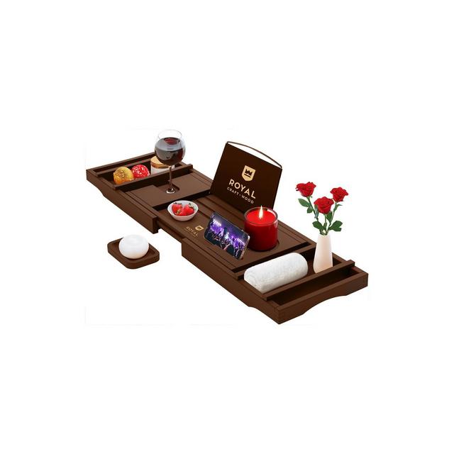 Royal Craft Wood Bathtub Caddy Tray