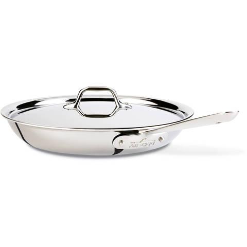 All-Clad Stainless Steel 12-Inch Fry Pan with Lid