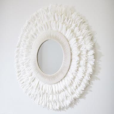 Rachel Zoe Feather Mirror