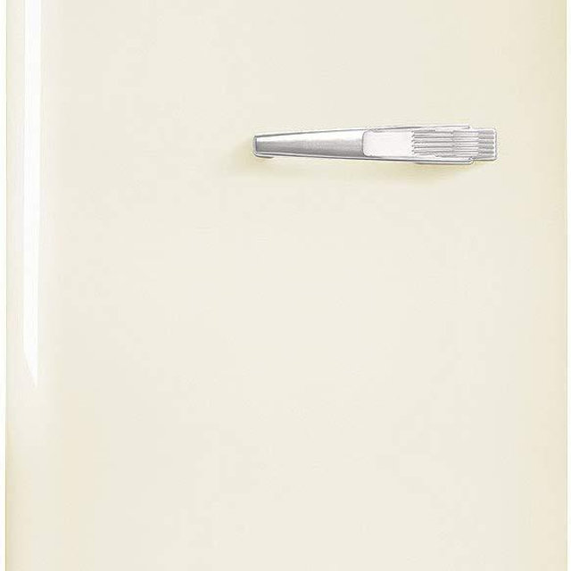 Smeg FAB5 Retro Mini Fridge – 50s Style Compact Small Refrigerator, 1.2 cu ft, Automatic Defrost, LED Lighting, Adjustable Shelves– Made in Italy – Perfect for Home, Dorm, Office, Hotel -Cream