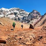 Hike to the base camp of Aconcagua in Parque Provincial