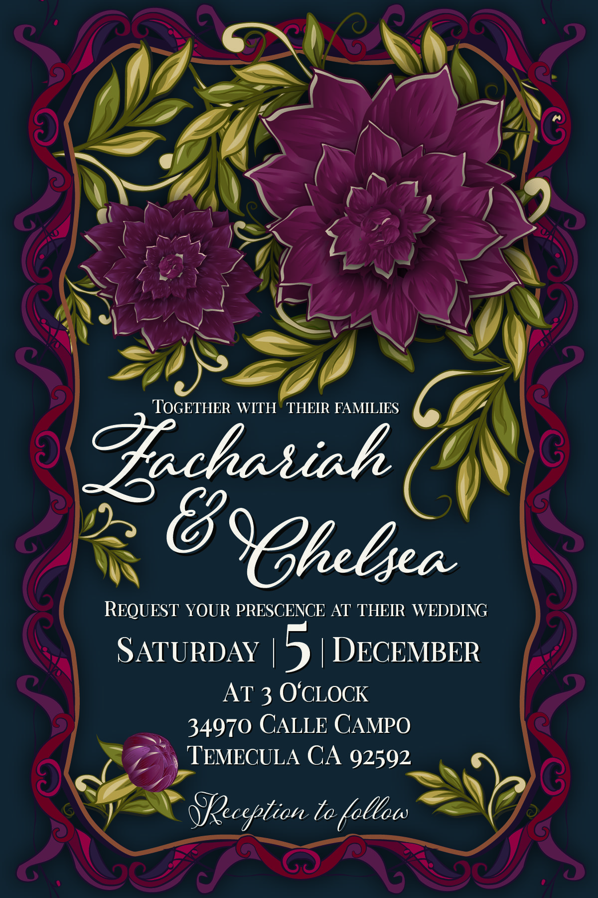 The Wedding Website of Chelsea Copitas and Zachariah Julick