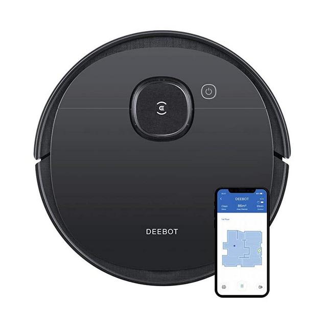 ECOVACS DEEBOT OZMO T5 2-in-1 Robot Vacuum & Mop with Precision Laser Mapping & Navigation, 3+ Hours of Runtime, High Efficiency Filter Ideal for Pet Hair, Advanced Custom Cleaning