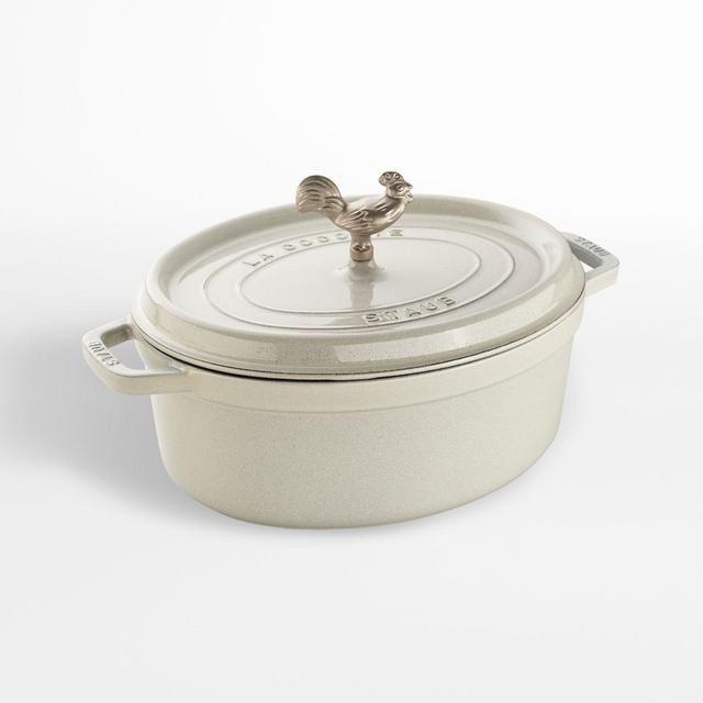 Staub ® 5.75-Qt. White Truffle Coq au Vin Cocotte