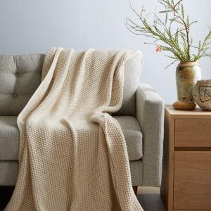 Cotton Fisherman Throw Blanket