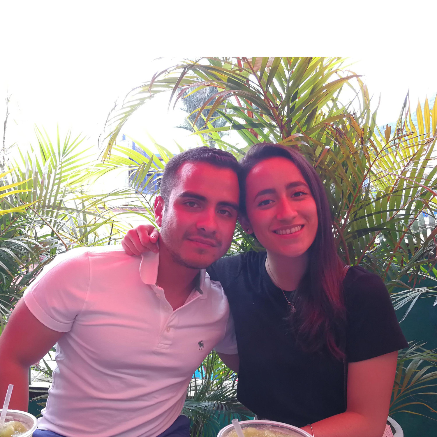 Nuestra primera foto juntos.
Our first picture together.