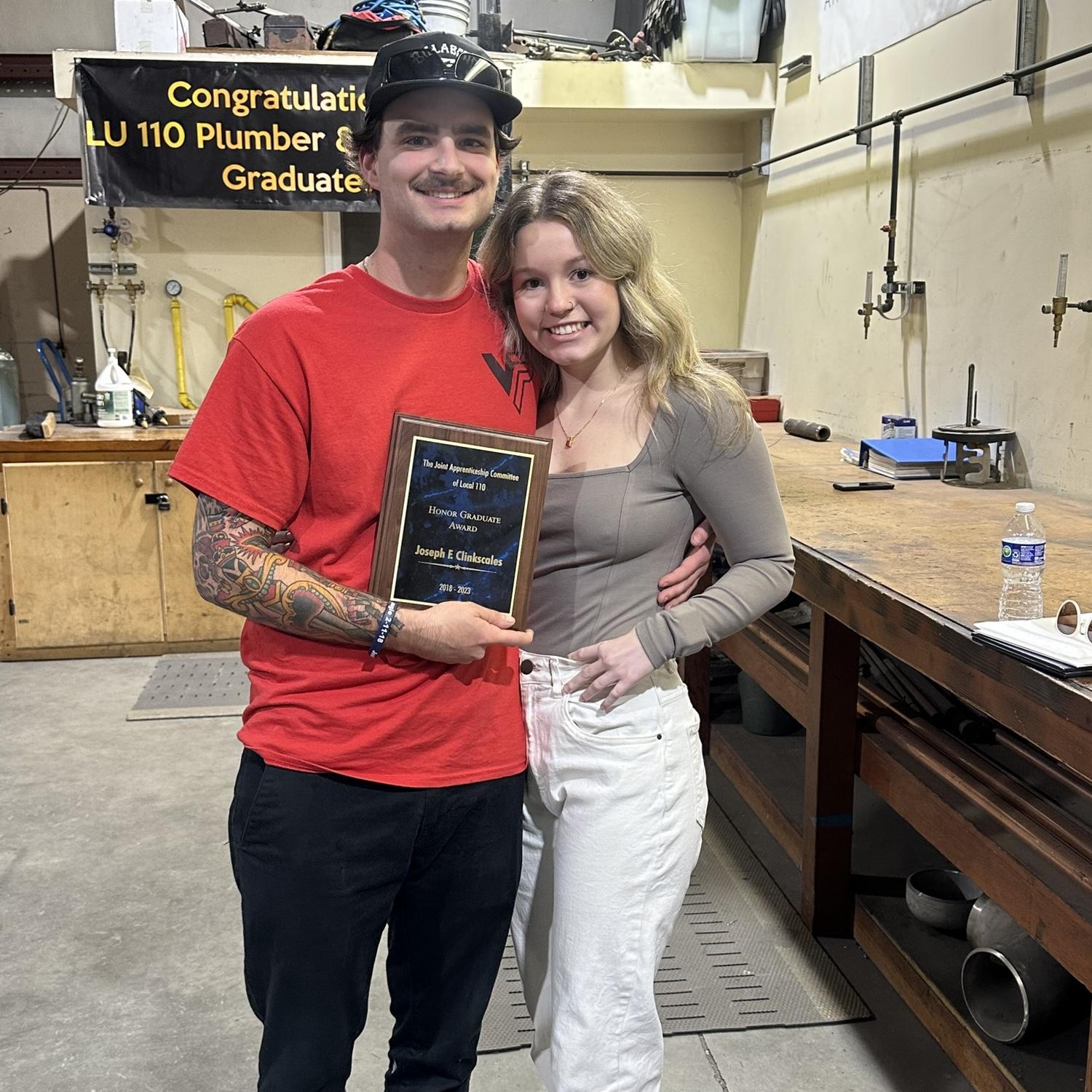 Joey's Apprenticeship Graduation <3