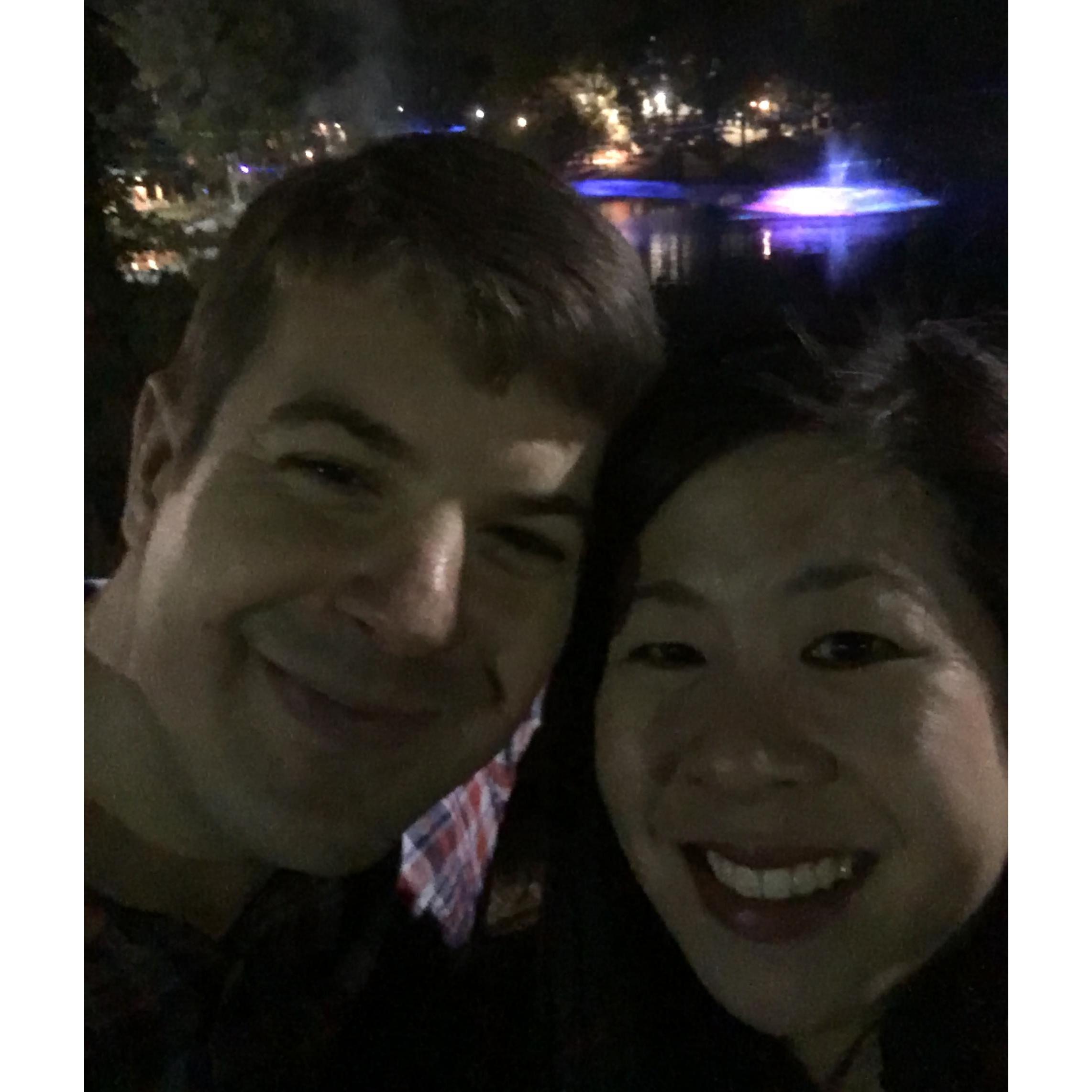 NC State Fair - waiting to see the light show