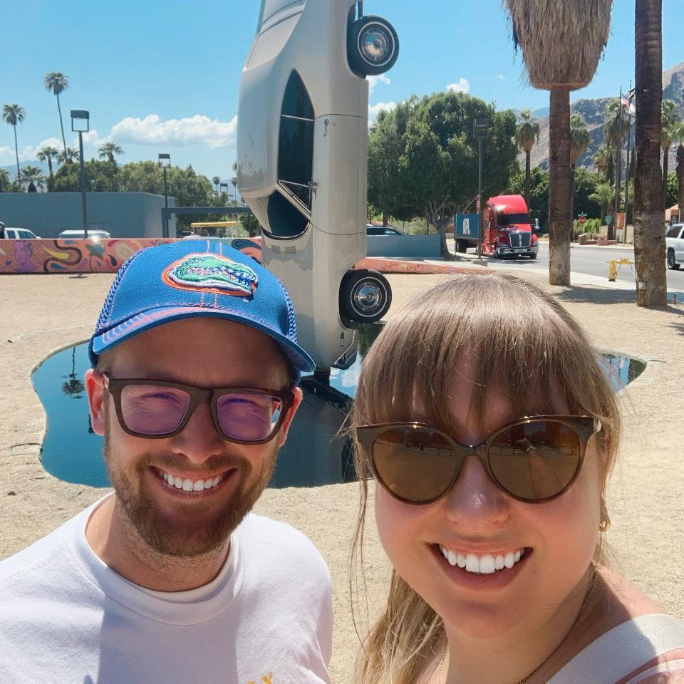 Sweating in Palm Springs! September, 2022