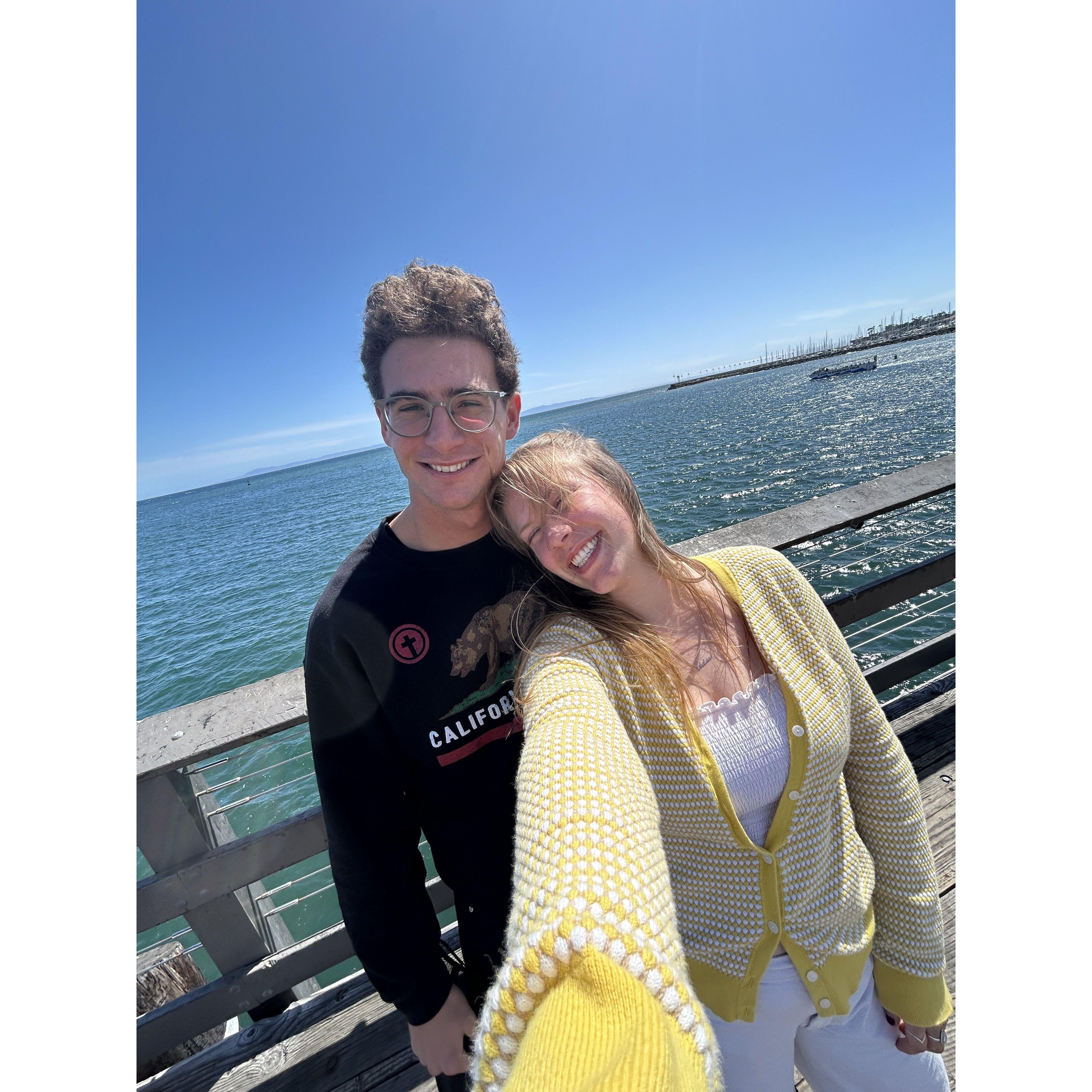 this was the day before we said "i love you" and had our first kiss