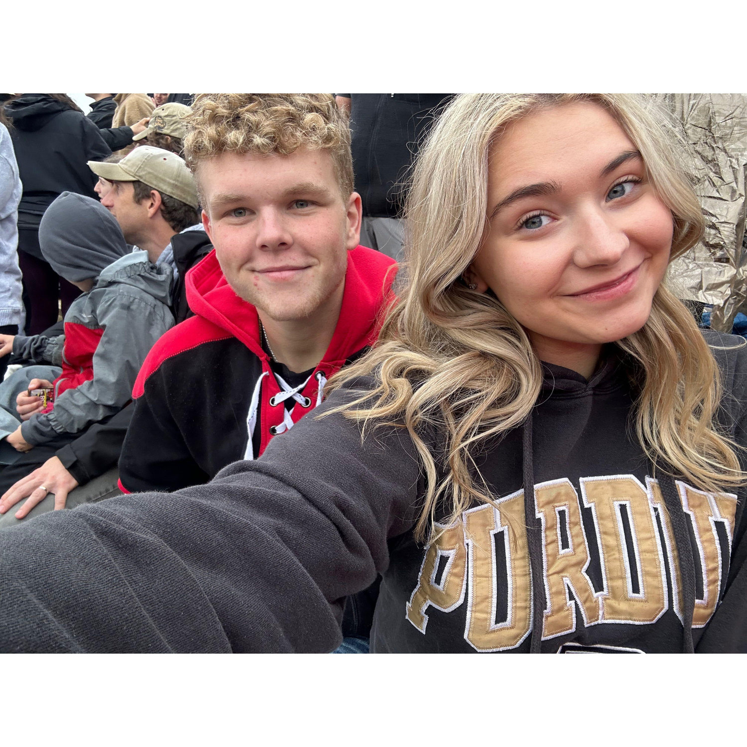 Our first college football game together!