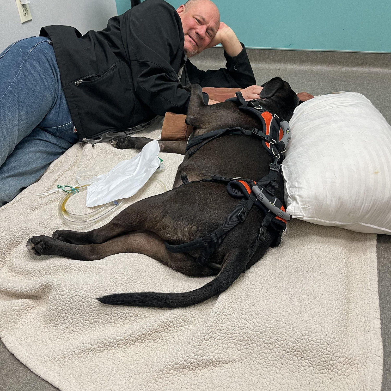 A man that lies on the floor with your sick dog and carries your dying Father to his bed.  You marry that man!