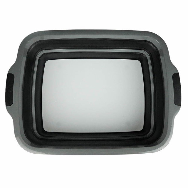 DripEz BBQ Prep Tub With Black Lid And Cutting Board Foldable Design Original TUBLD-12BL 20" x 16.25" x 5.5"
