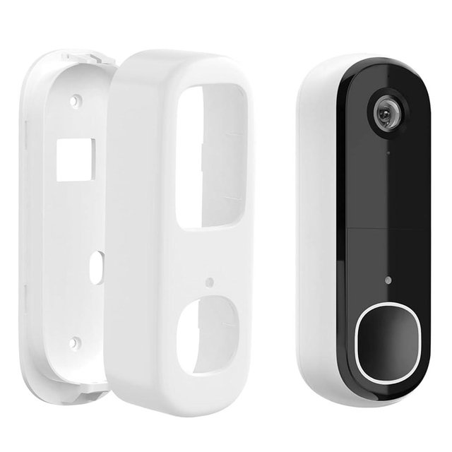 Anti-Theft Doorbell Bracket for Arlo Video Doorbell 2K (2nd Gen), Easy No-Drill Mounting Bracket, Weatherproof Protection for Arlo Doorbell Camera, Ideal for Homes, Apartments, Rentals