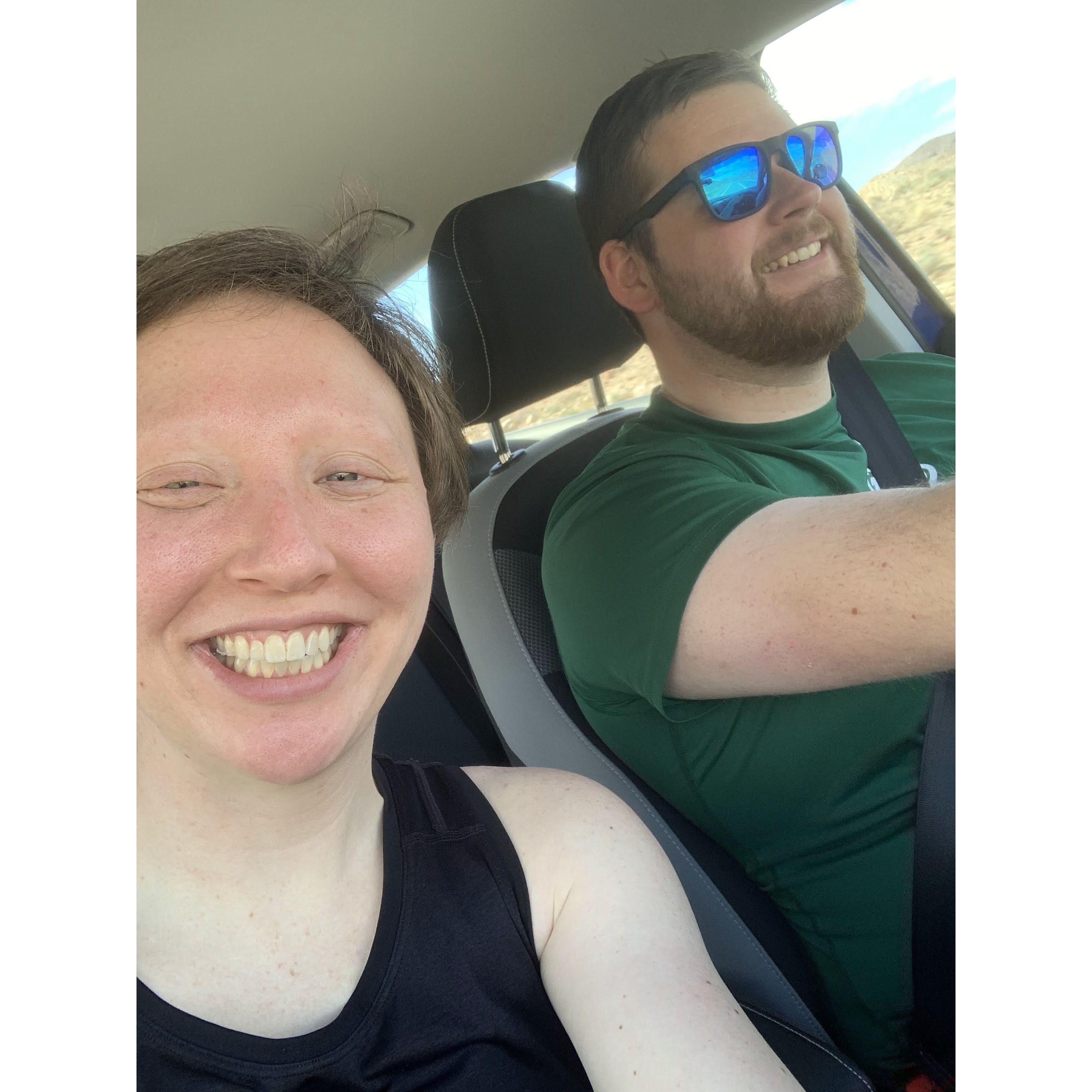 Traveling to Death Valley after Reina & Owen's wedding!