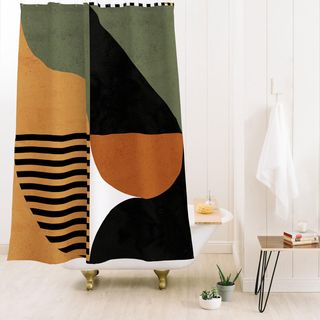 DreamPrintDesigns Bau Haus Mid Century Shower Curtain