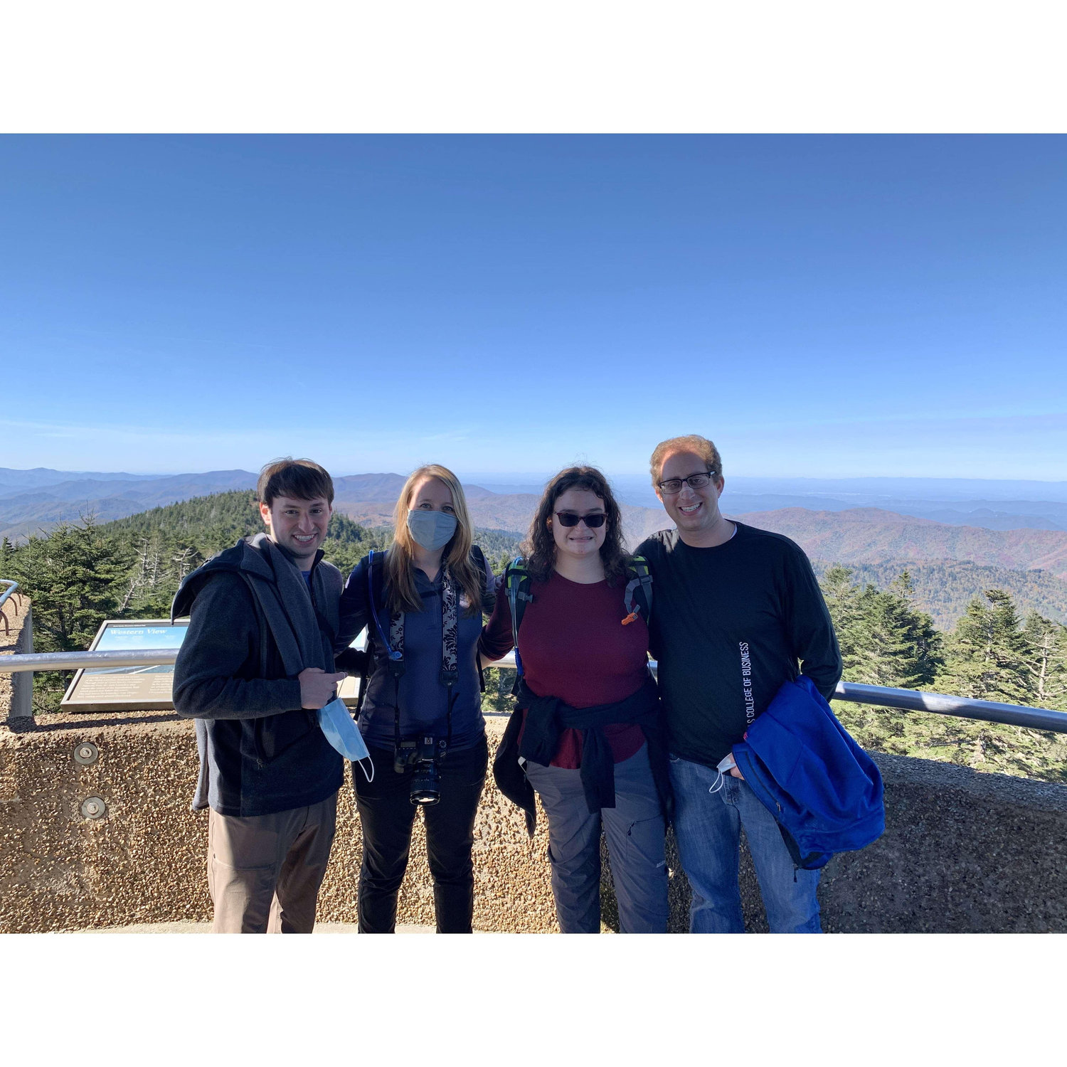 Hiking the Smoky Mountains with Barney and Christina