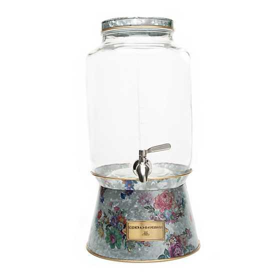 Flower Market Galvanized Beverage Dispenser