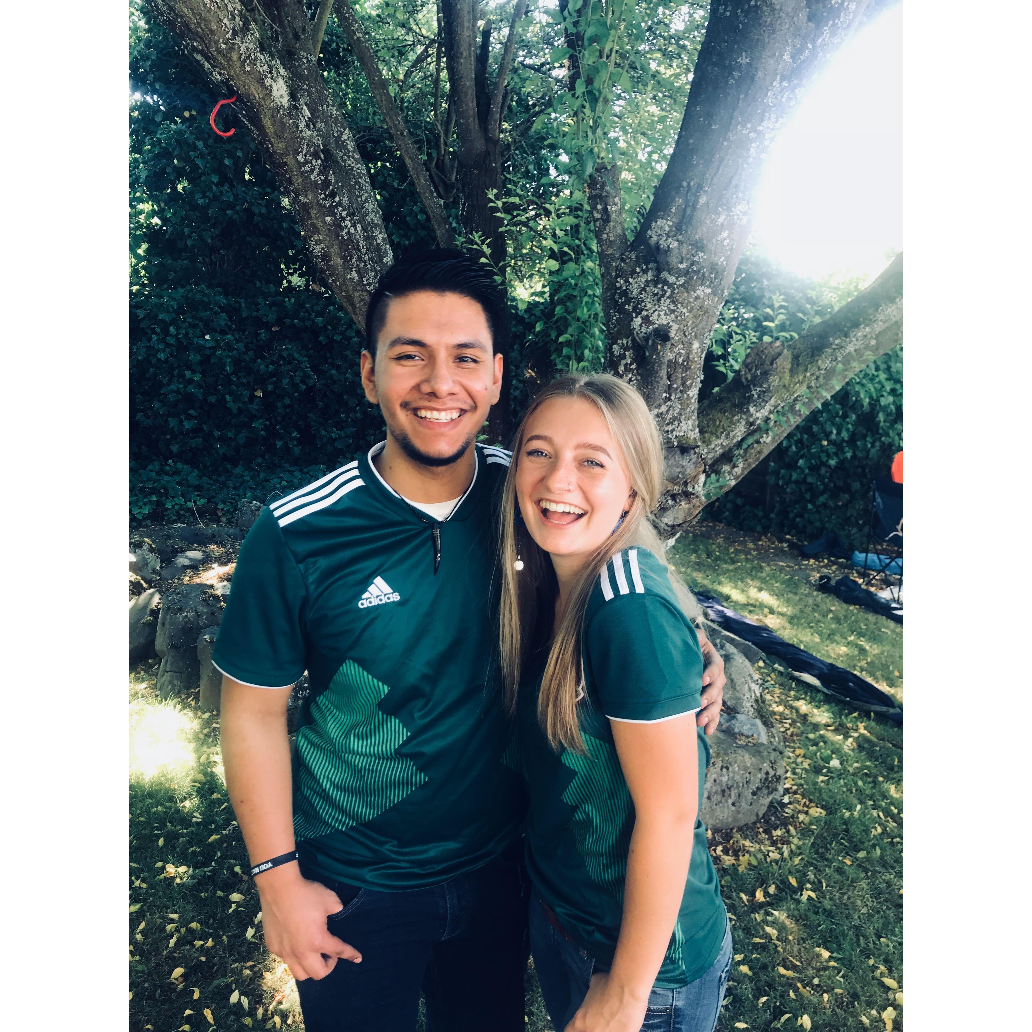 Rooting for Mexico in the World Cup!