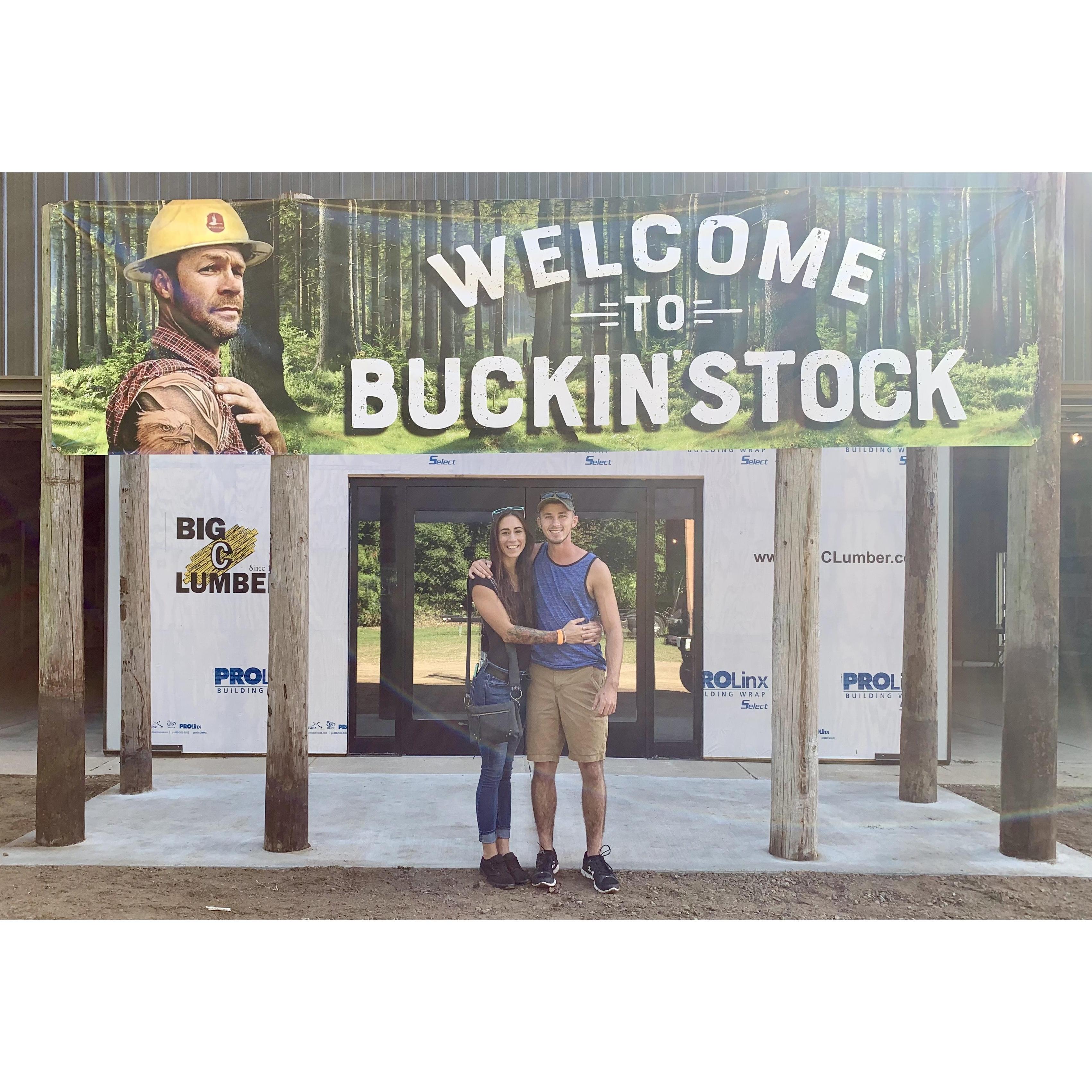 This was at Buckin Stock 2019! We drove 10 hours straight! And it was the most fun trip! We also were given a really awesome chainsaw.. which became a really big part of our story 🖤