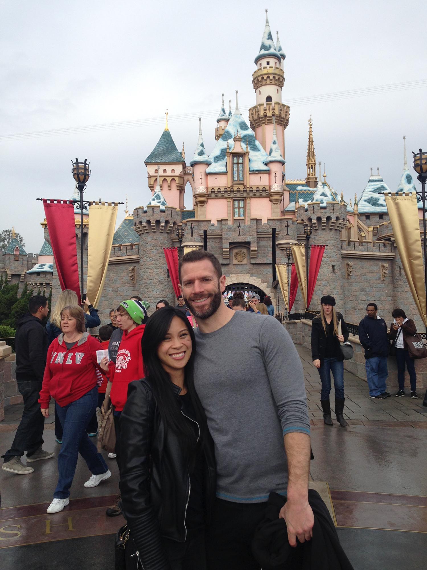 Our 1st trip to Disneyland together - 2014.