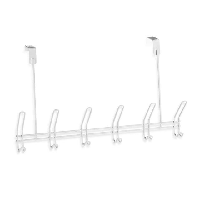 6-Hook Over-the-Door Rack