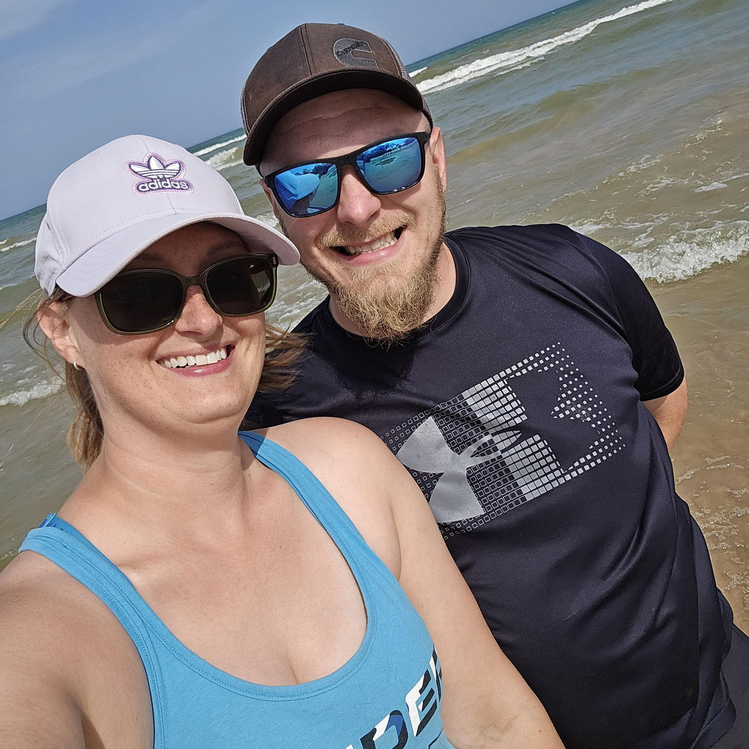 Enjoying our last summer on the lake, but we didn't know it at the time!