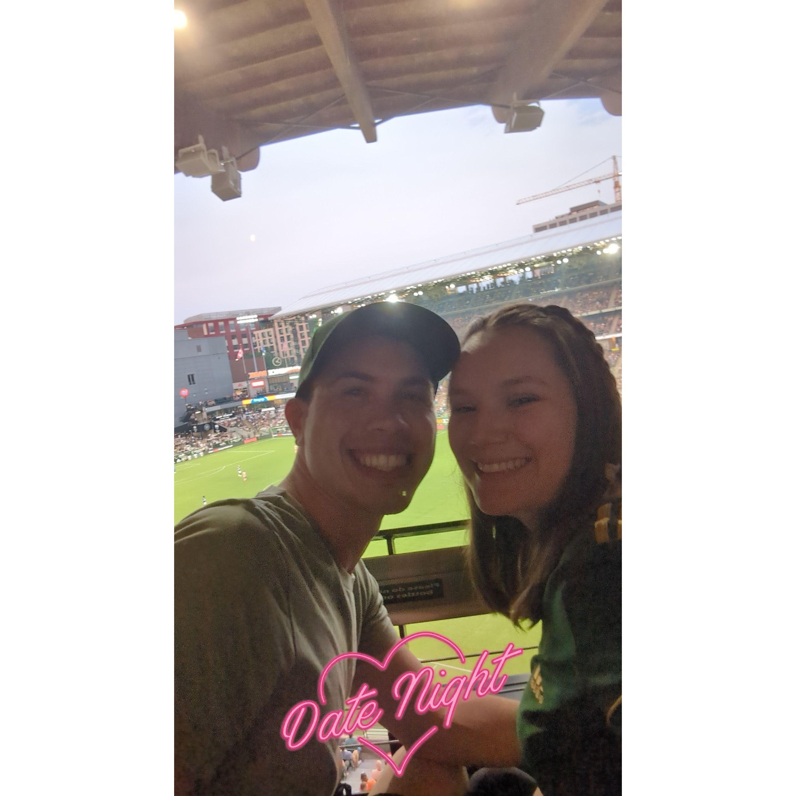 Game day! Go Timbers!