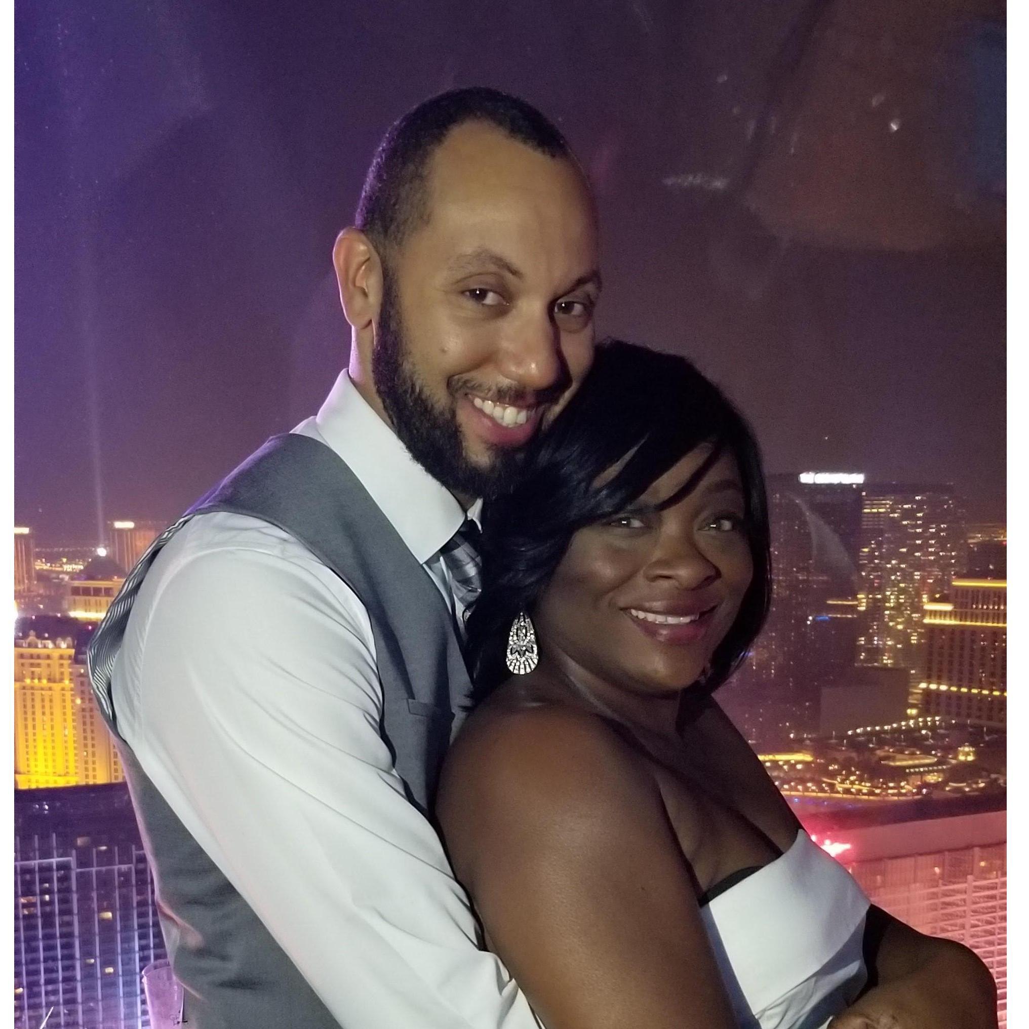The first picture taken after the proposal.
