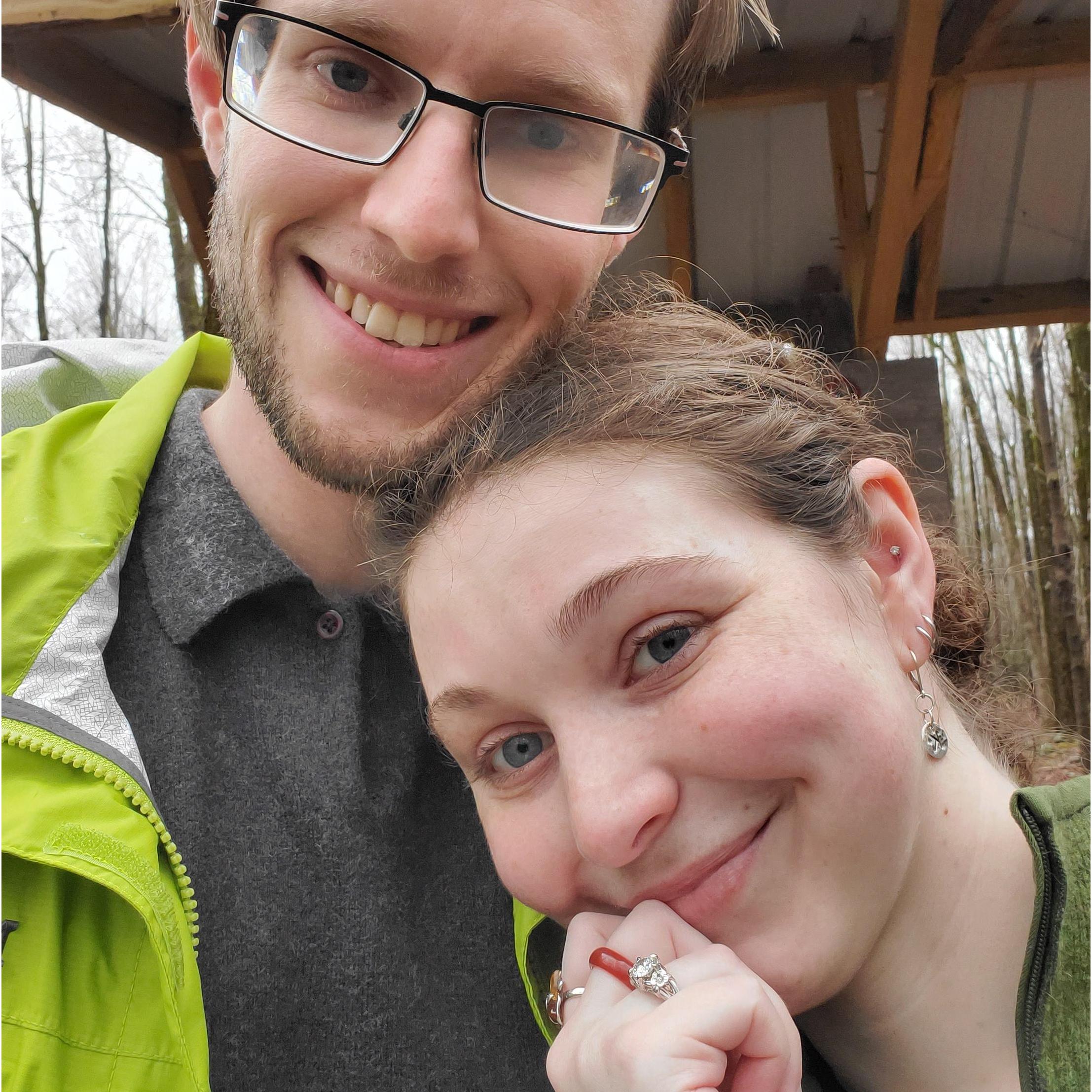 Our engagement at the Stewart Nature Preserve!
