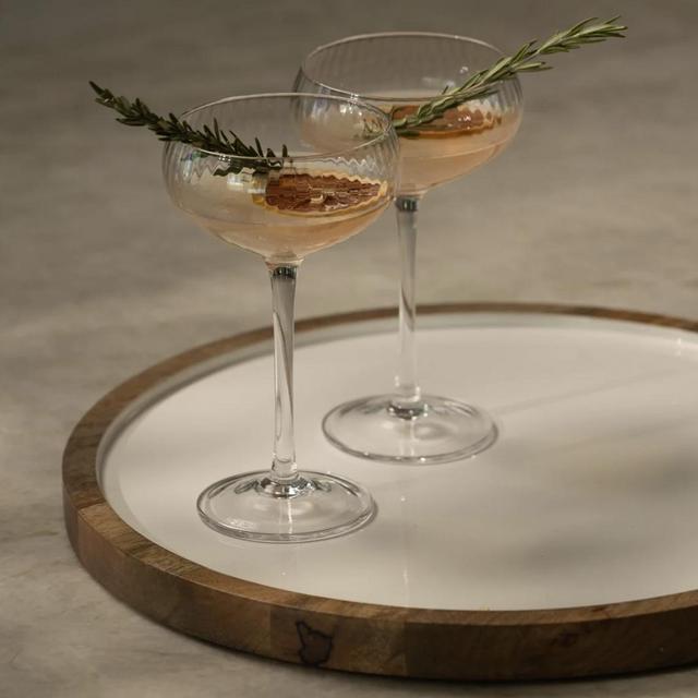 Palmer Wood + White Tray