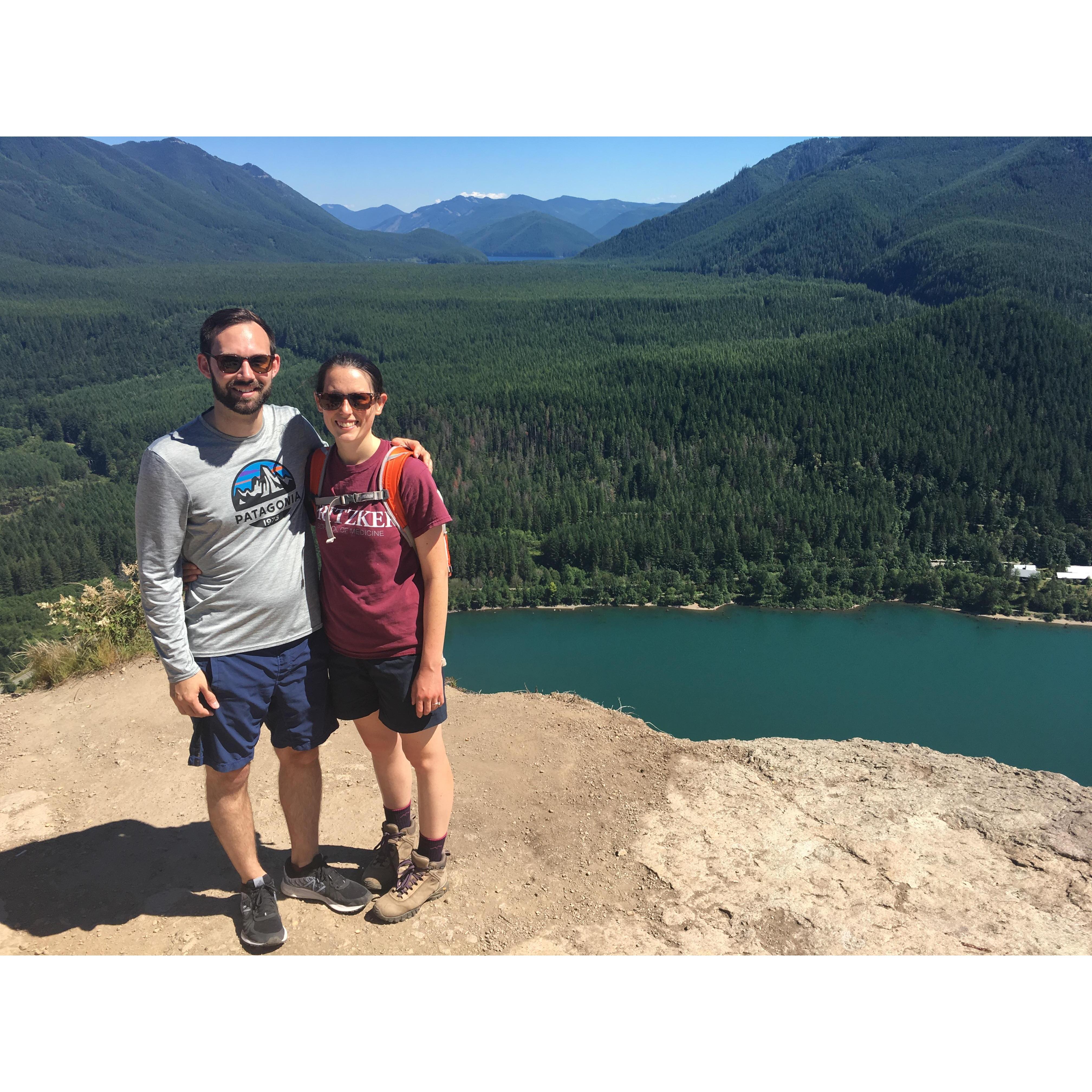 First hike as Seattle residents.